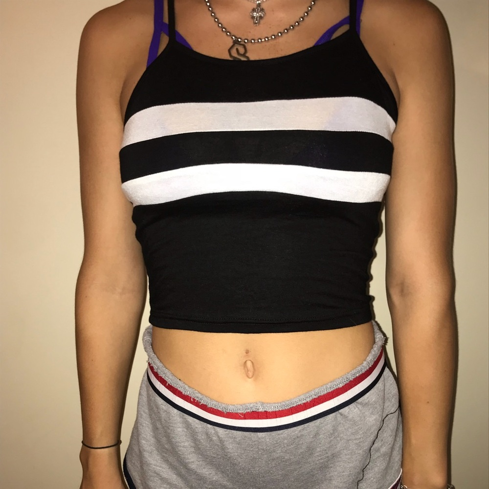 Stripped tank top